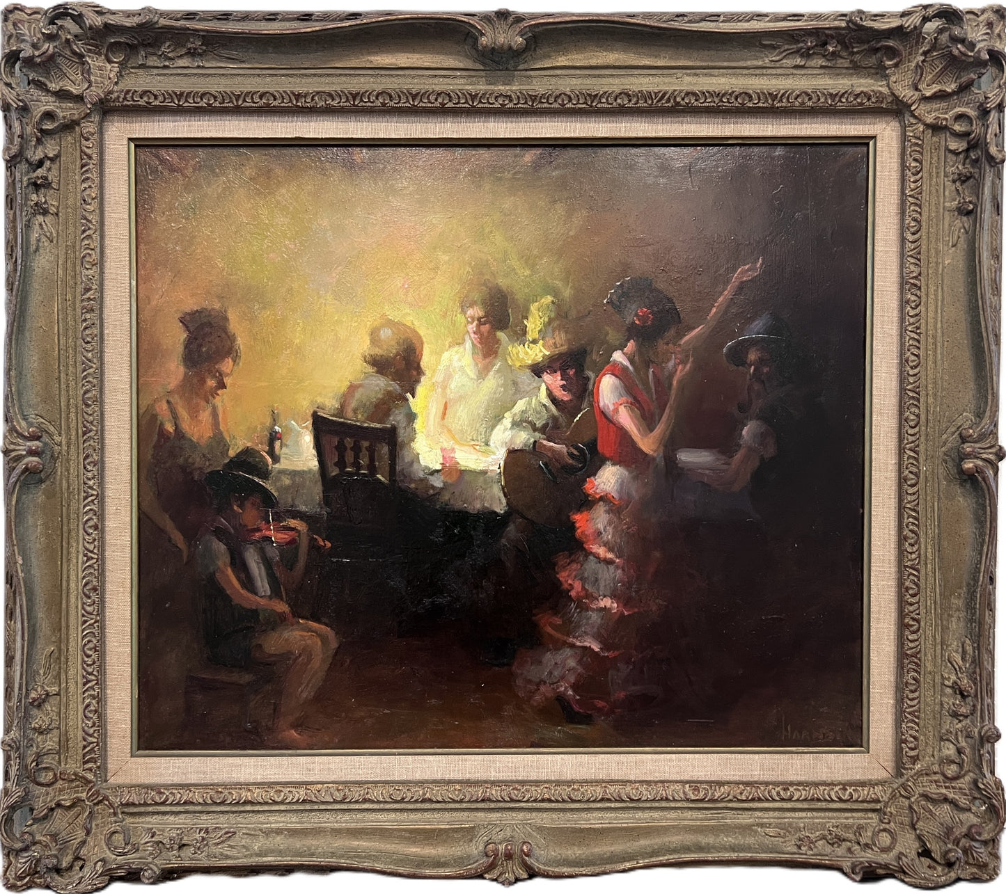 Original Oil Painting Signed by William Harnden American Impressionist 1920-1983