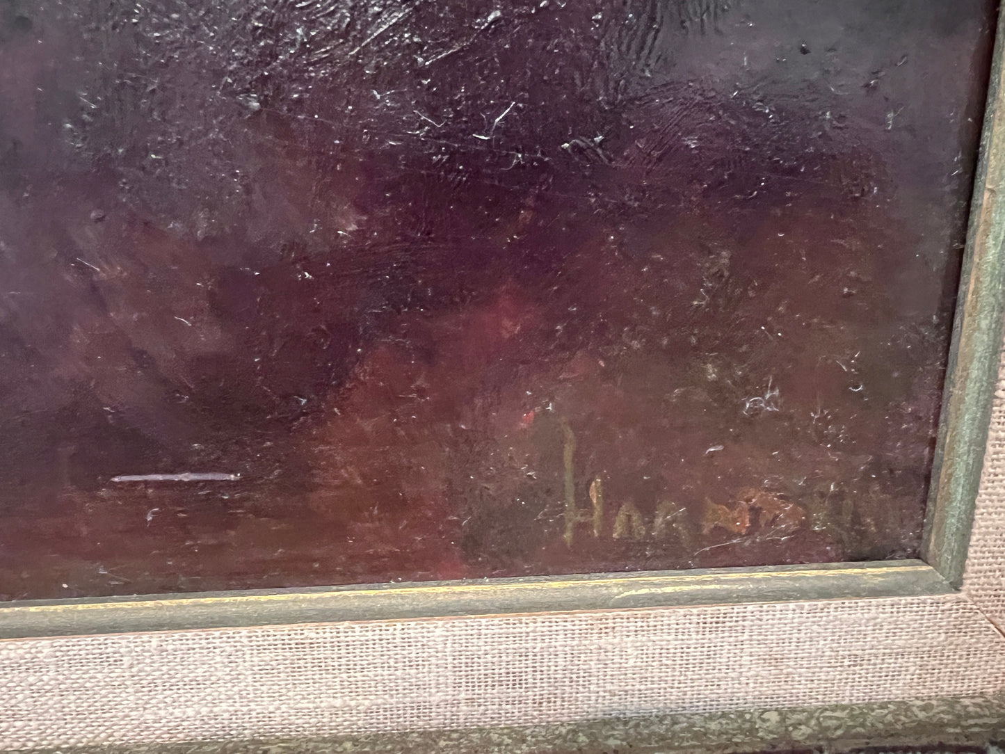 Original Oil Painting Signed by William Harnden American Impressionist 1920-1983