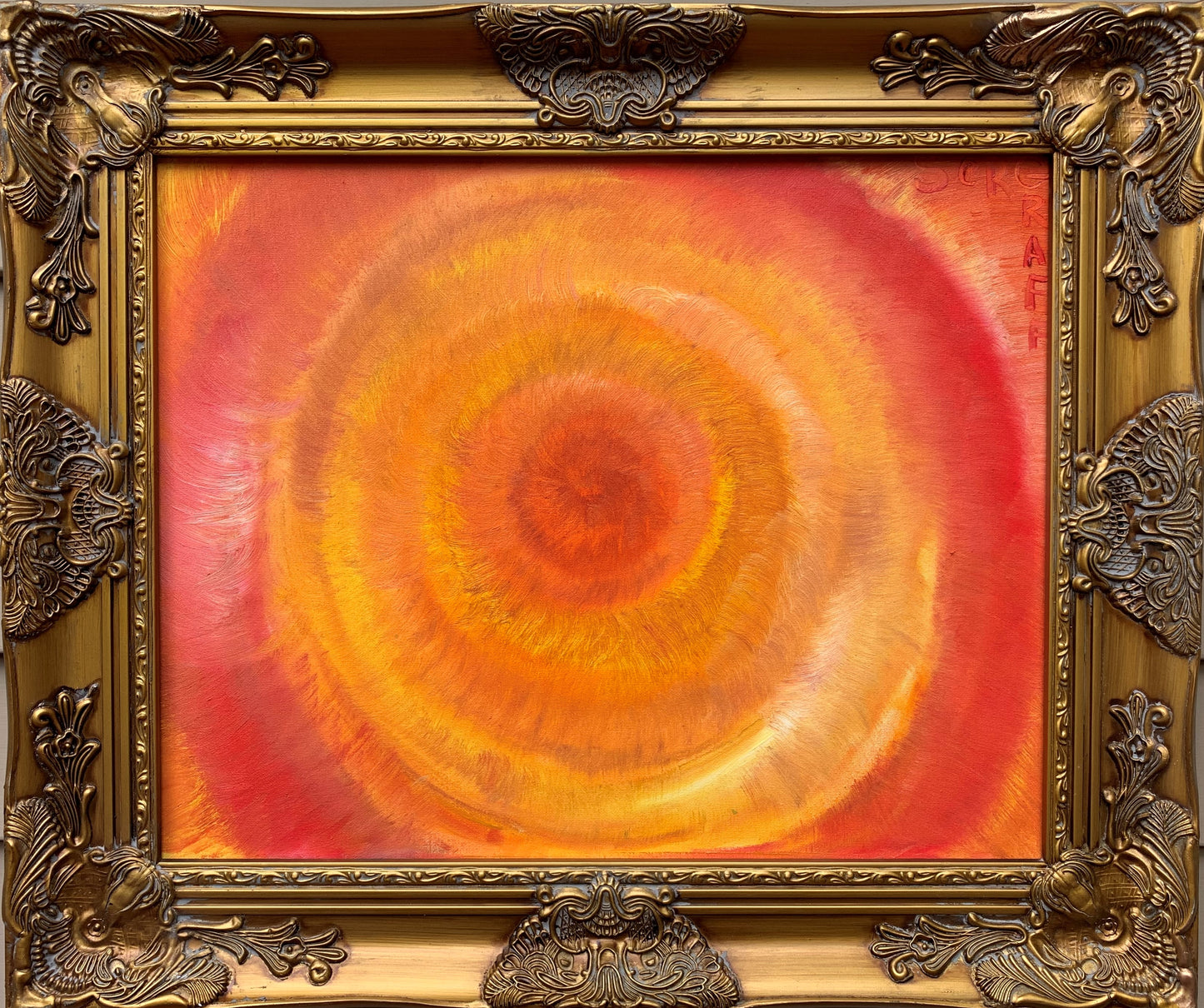 The virtual illusion of the dissapearing spiral of Time