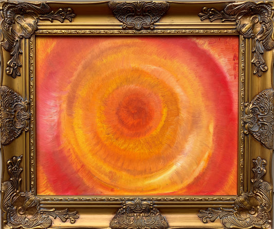 The virtual illusion of the dissapearing spiral of Time