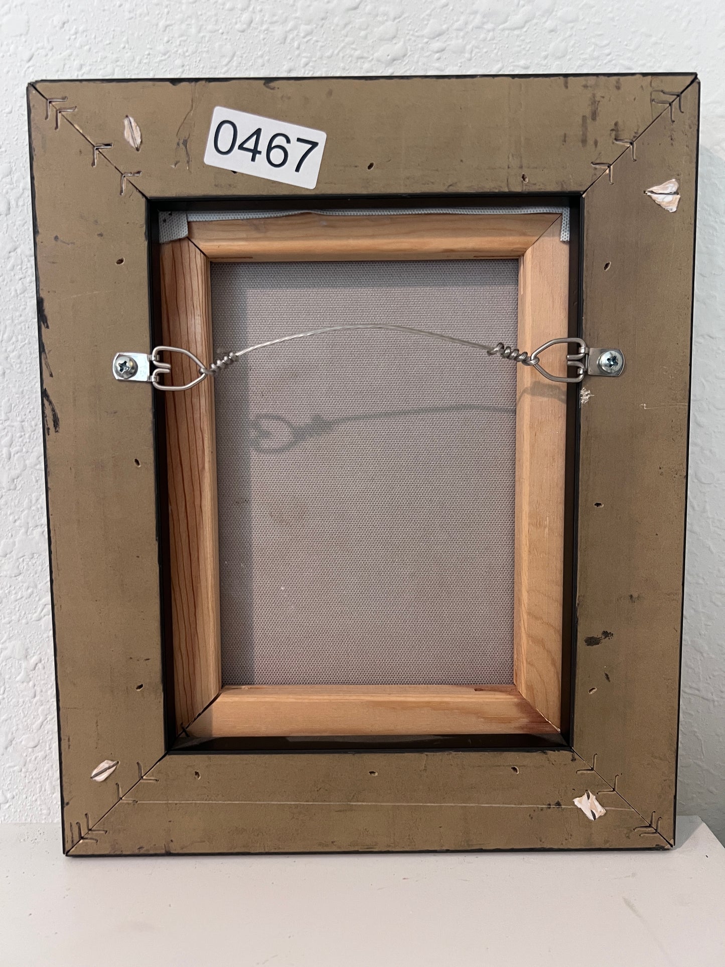 Signed Small European Street Scene Oil Painting Impasto City Artwork, Framed