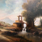 Antique Italian Landscape Oil Painting Signed Rastelli European School