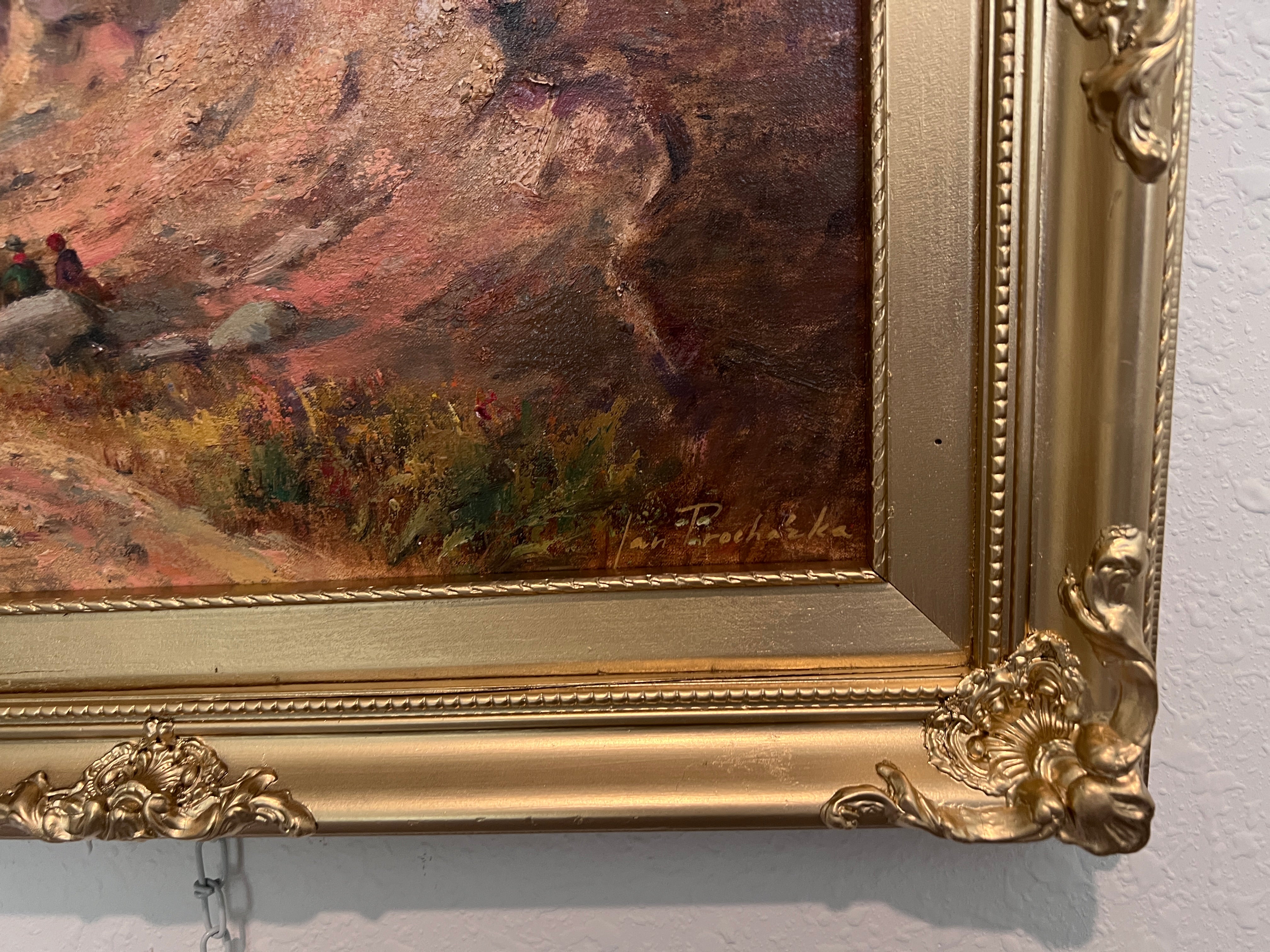Jan Prochazka (Czech, b.1957) Vintage Original Landscape Oil