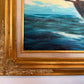 Original Vintage Nautical Sailing Ship Seascape – Oil on Canvas – Framed