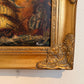 Italian Vintage Maritime Ship Oil Painting Signed Vasselli Nautical Seascape