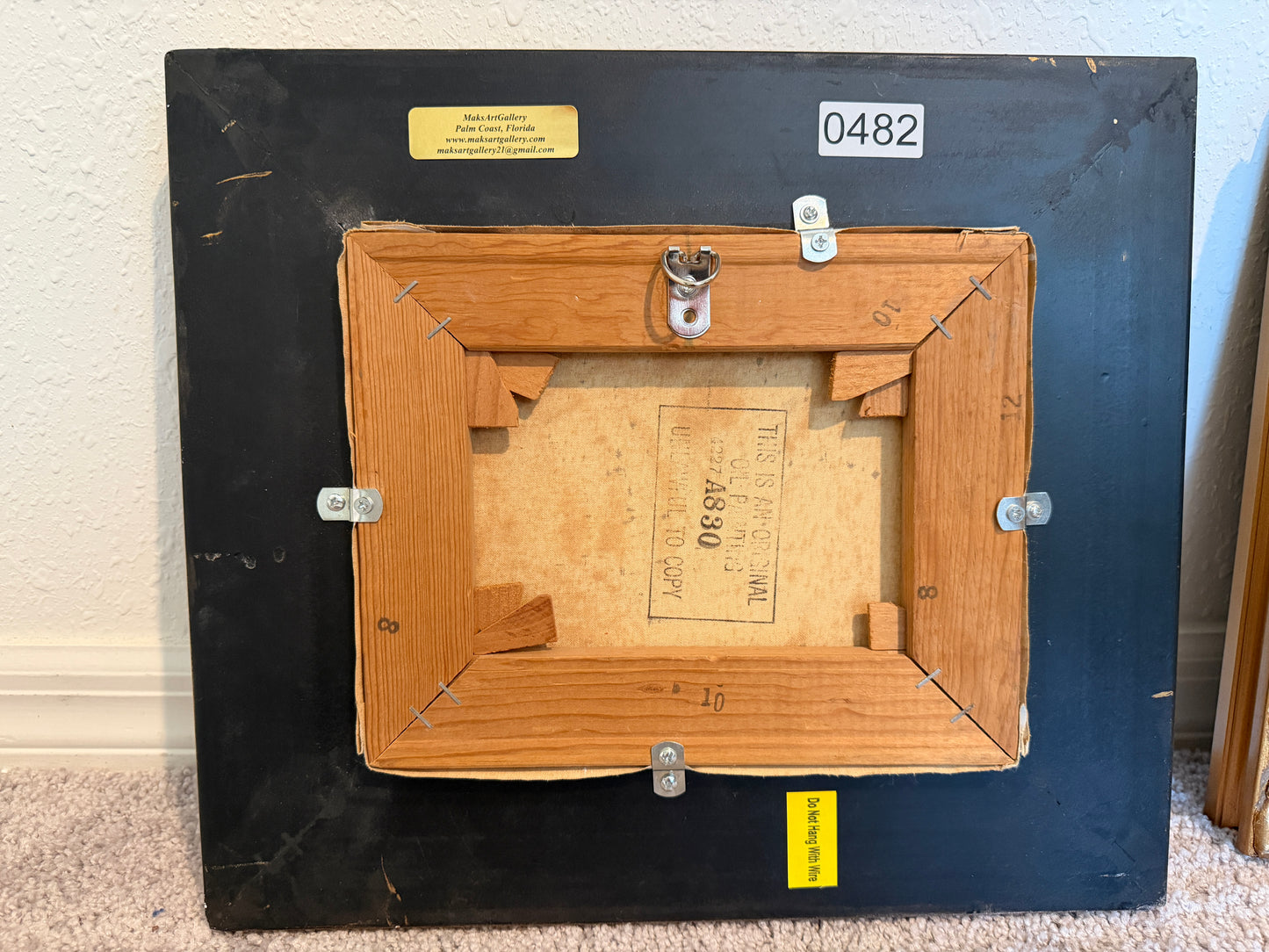 Italian Vintage Maritime Ship Oil Painting by Vasselli Nautical Seascape