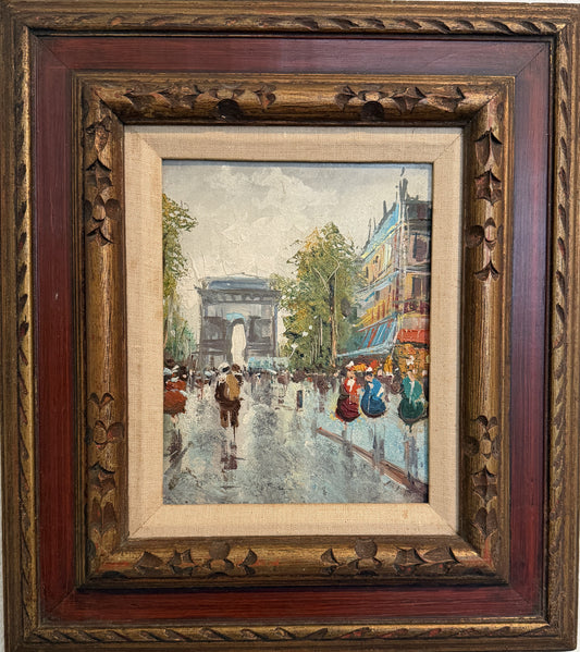 Listed Italian Artist Antonio De Vity(1901-1993) original Oil Painting On Canvas