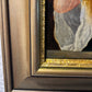 19 century, Original Antique Oil Painting in canvas, Female Portrait