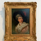 Beatrice Adams (British, 1876-1958) Antique Oil Painting, Portrait of a Lady
