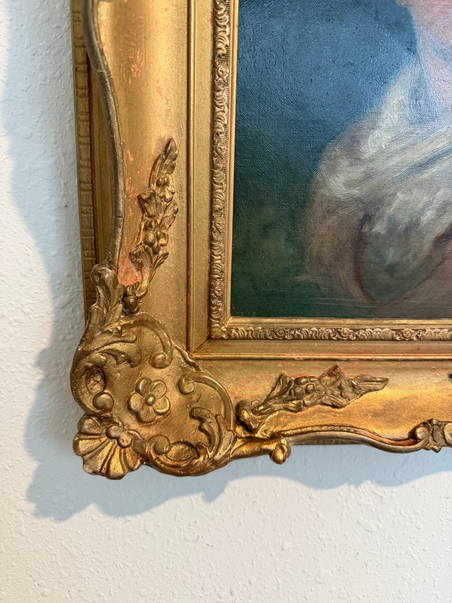 Beatrice Adams (British, 1876-1958) Antique Oil Painting, Portrait of a Lady