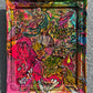 One-Of-A-Kind Abstract textured Painting by Serg Graff "Cool Monsters", COA