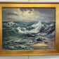 Vintage Original Maritime Oil Painting – Signed Mody Kersten (German) Seascape