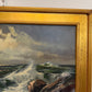 Vintage Original Maritime Oil Painting – Signed Mody Kersten (German) Seascape