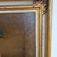 Antique 1868 Oil Portrait Young Woman European Lady Gilt Frame 19th Century