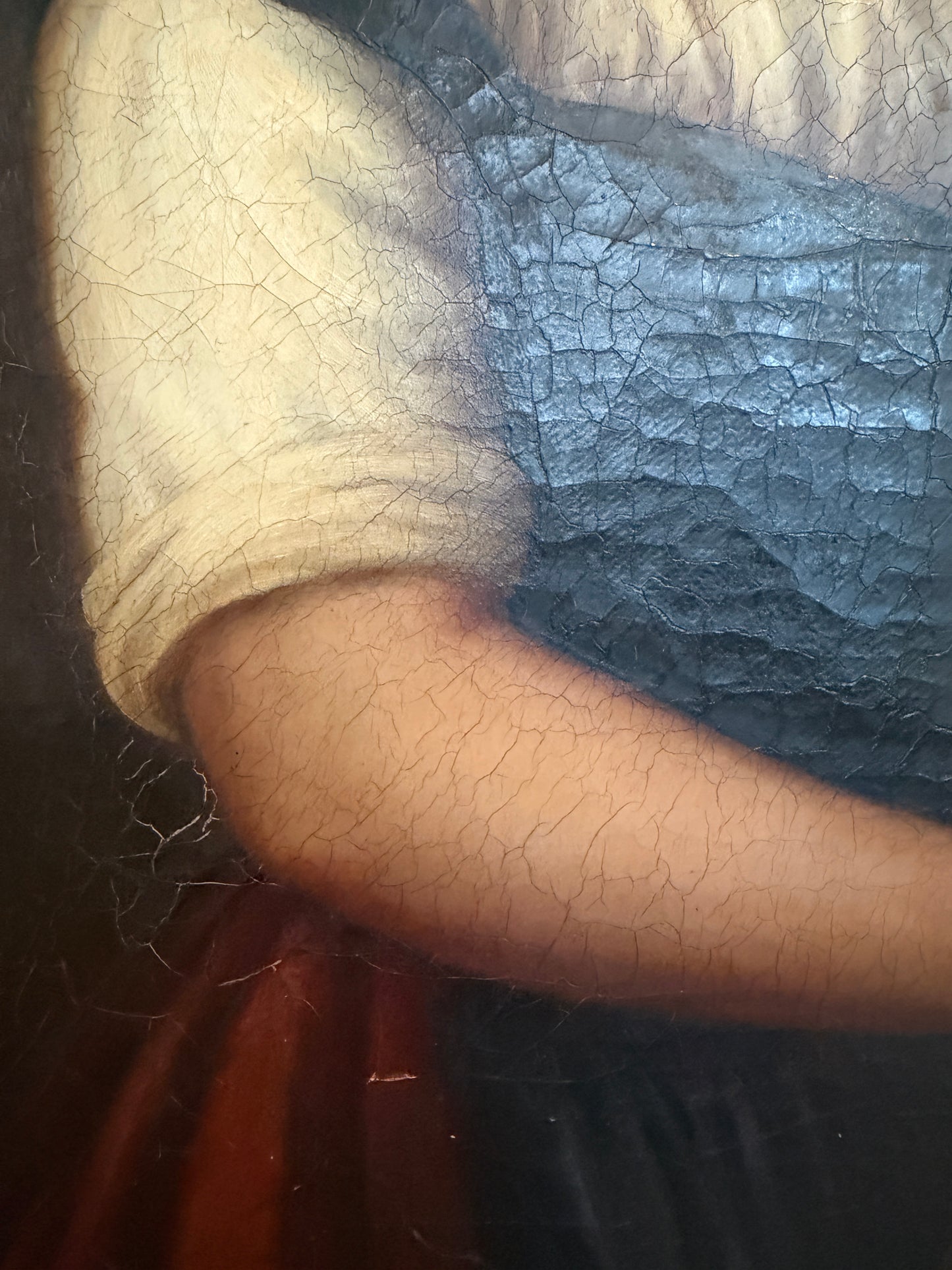 Antique 1868 Oil Portrait Young Woman European Lady Gilt Frame 19th Century