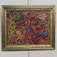 Original Painting on Canvas in a Fantasy Abstract Style by Serg Graff "LOOP" COA