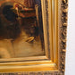 Antique 19th Century British Oil Painting by G. Wylle Rural Landscape Gilt Frame