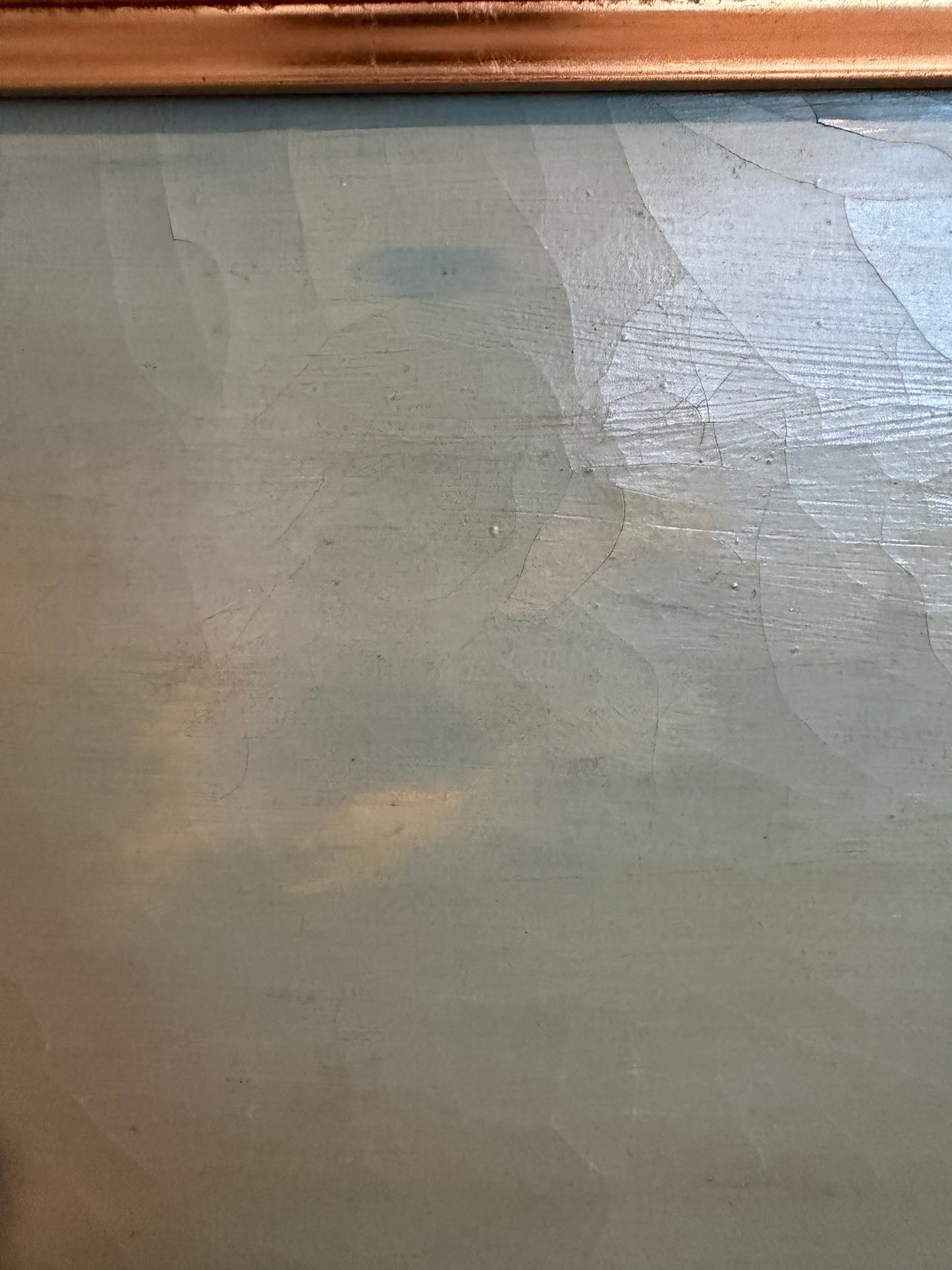 Antique 19th Century British Oil Painting by G. Wylle Rural Landscape Gilt Frame