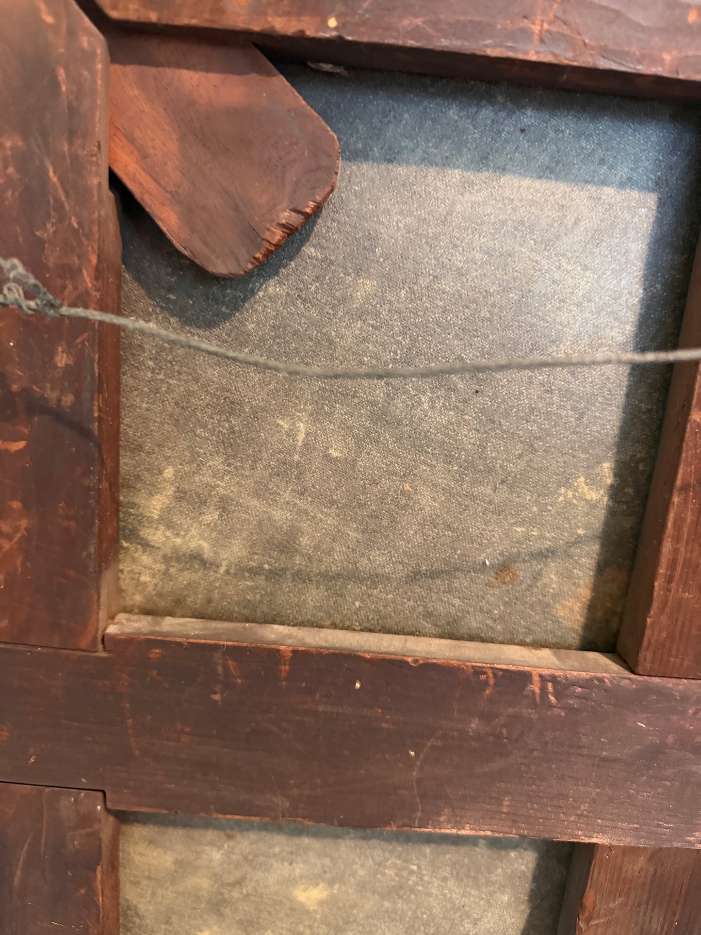 Antique 19th c. Mother & Child Oil Painting in Gilt Frame Victorian Continental