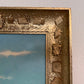 Vintage Original Oil Painting on Board, Seascape, Signed, Gold Frame