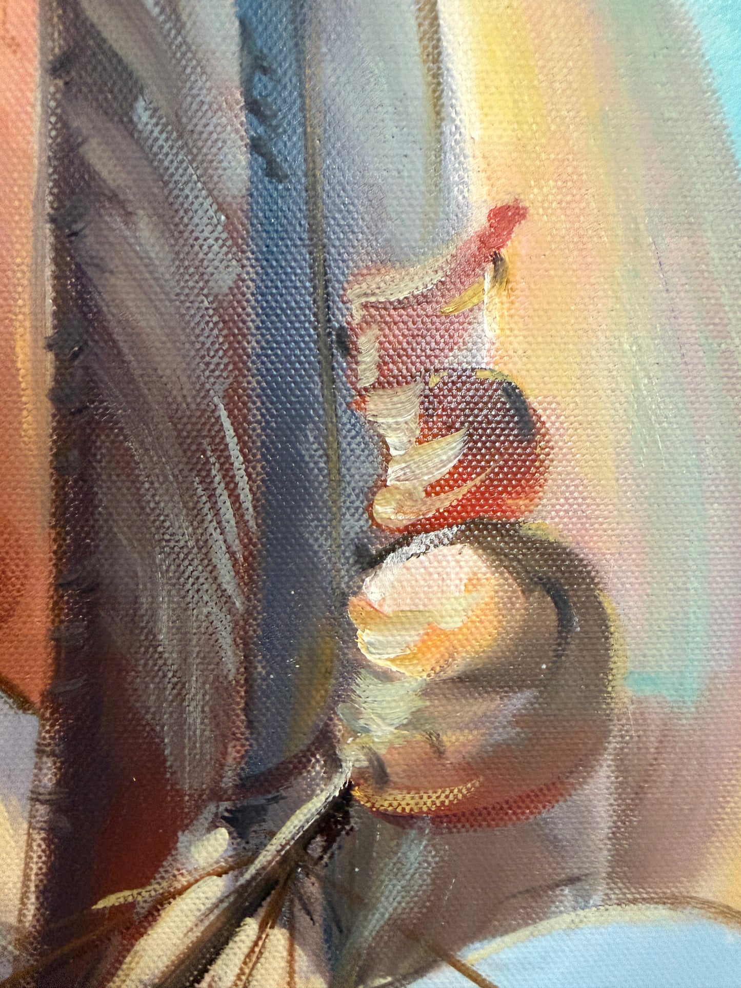 Tall Ship Seascape Oil Painting on canvas Clipper Ship Nautical Art Framed