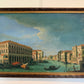 Venice Grand Canal Original Oil Painting by S.Hofner Vintage Large Framed Art