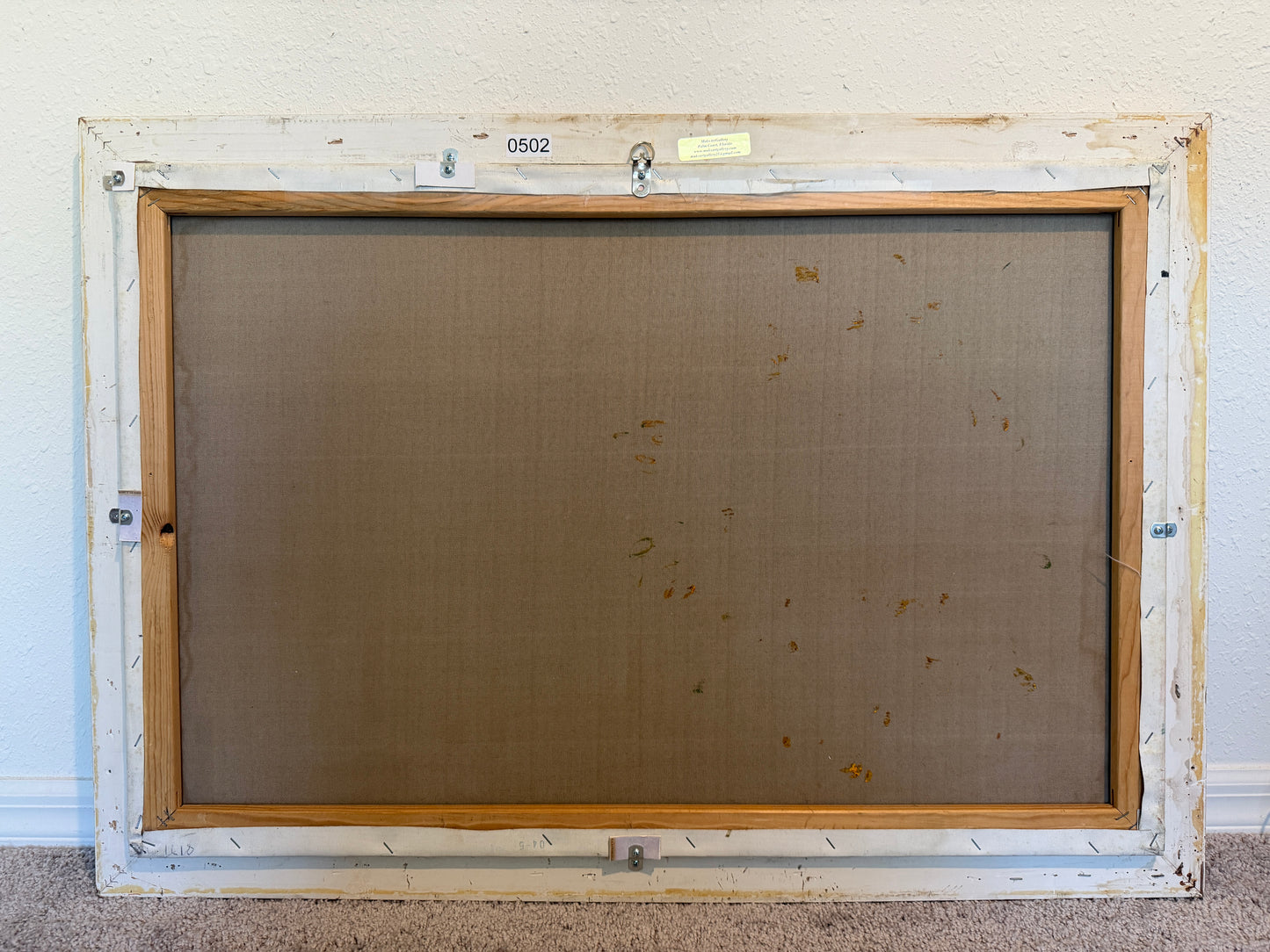 Venice Grand Canal Original Oil Painting by S.Hofner Vintage Large Framed Art