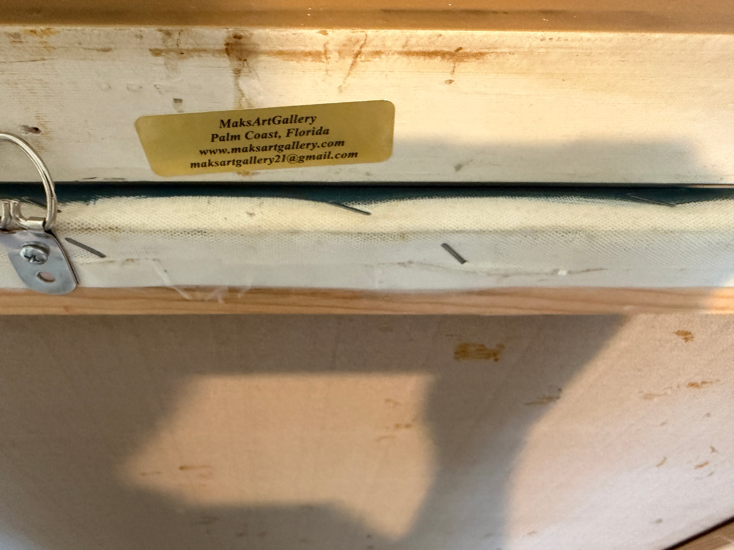 Venice Grand Canal Original Oil Painting by S.Hofner Vintage Large Framed Art