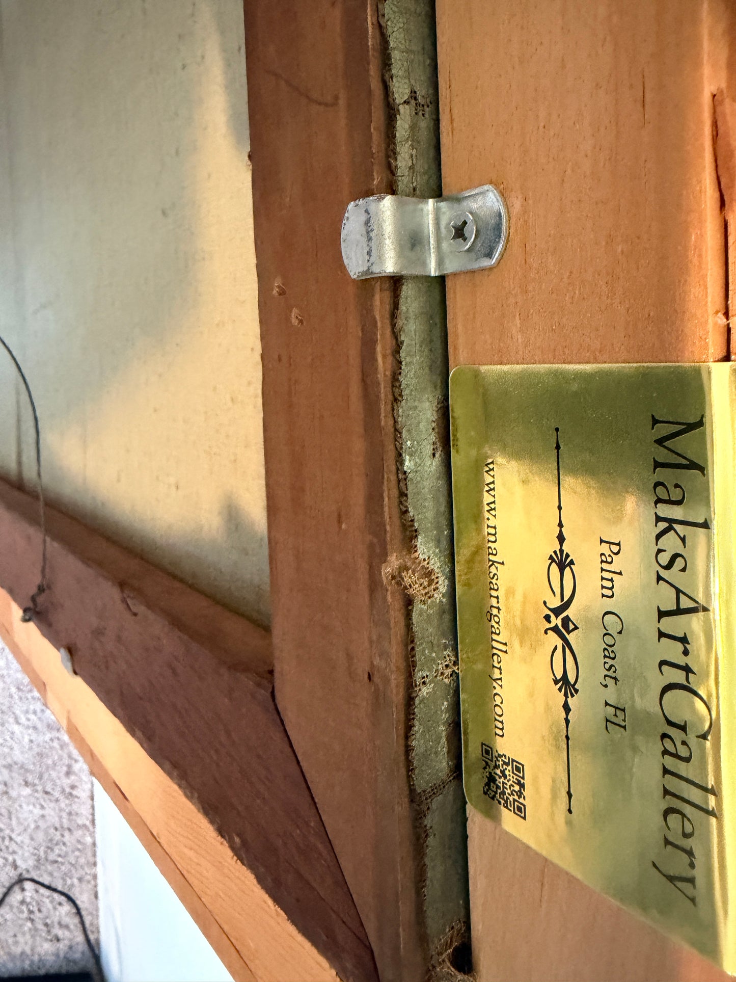 Antique Italian Oil Painting Young Woman with Fruit Basket Mediterranean Scene