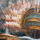 Original Oil Painting Tall Ship at Sea Framed Maritime Seascape