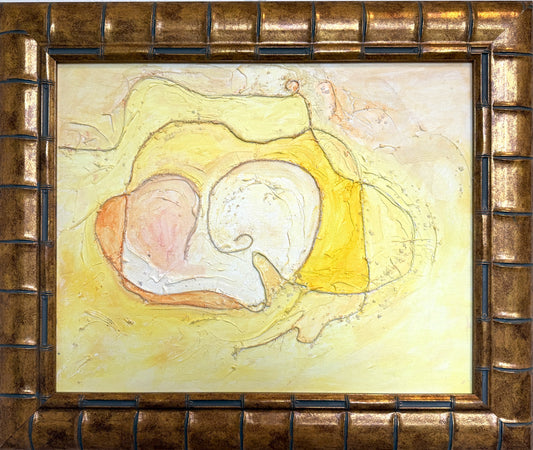 Textured Abstract Painting "Morning Delight" by Serg Graff, Original, COA