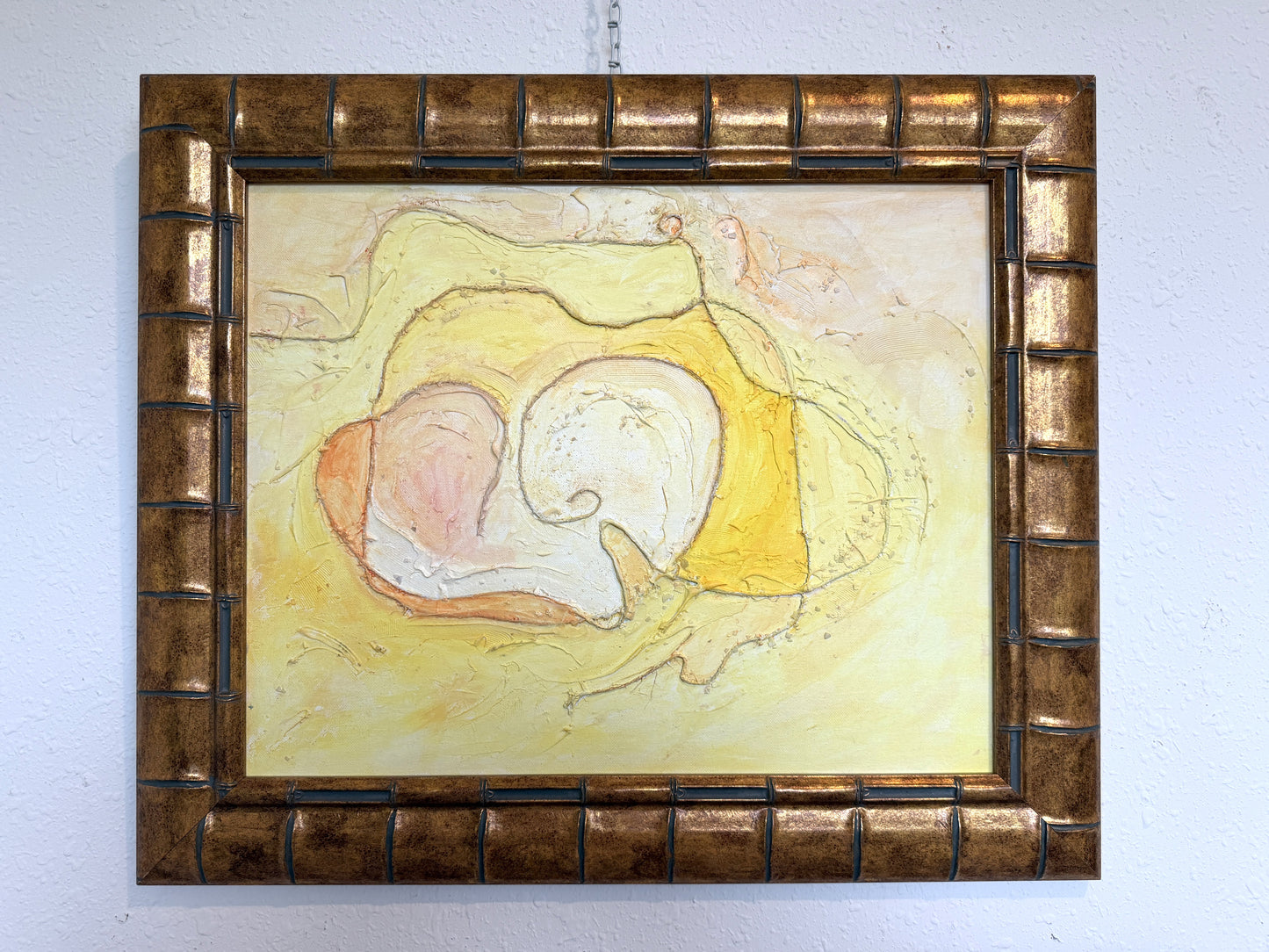 Textured Abstract Painting "Morning Delight" by Serg Graff, Original, COA