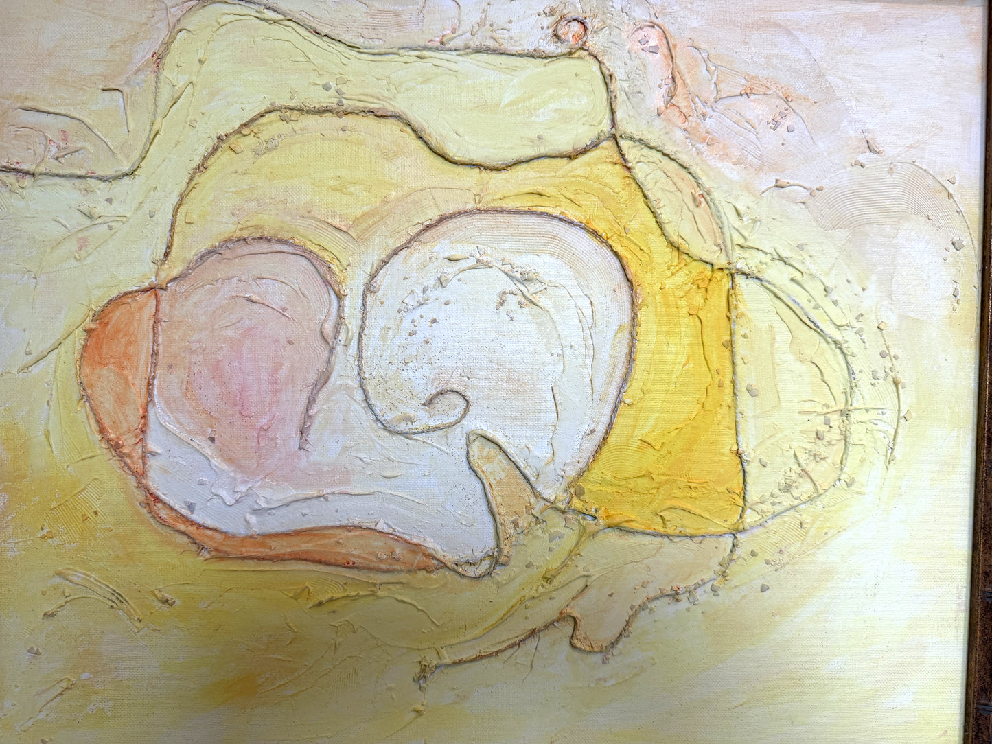 Textured Abstract Painting "Morning Delight" by Serg Graff, Original, COA