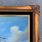 Signed Soyco Original Oil Painting on Canvas Seascape, Sailing Ship, framed