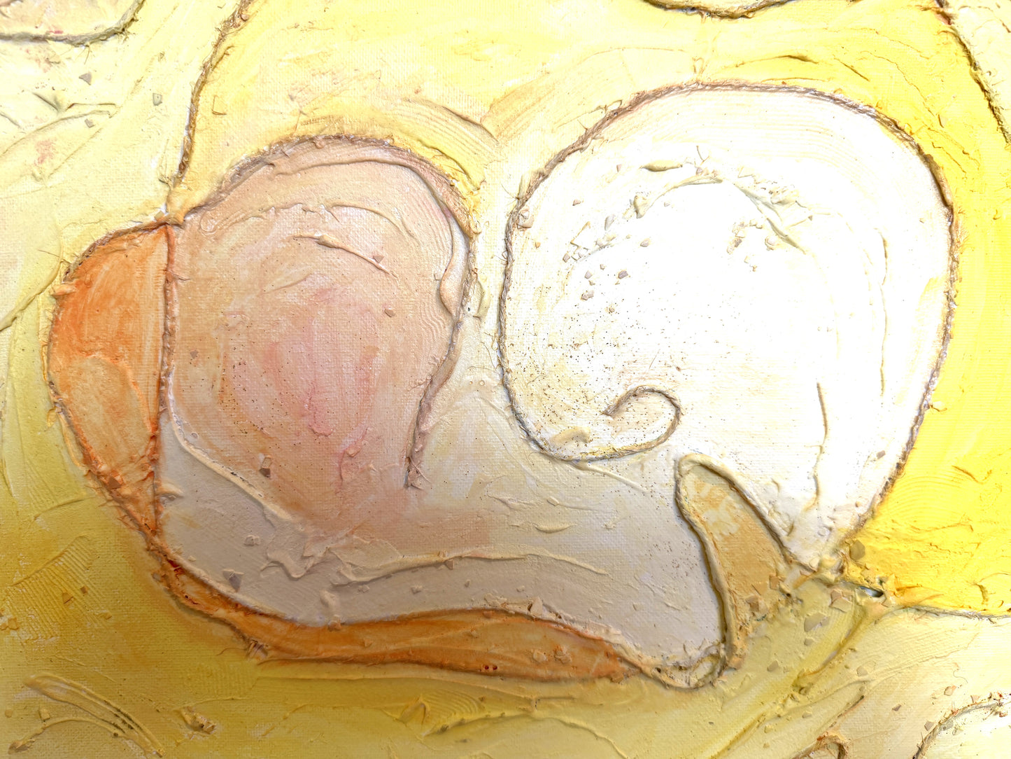 Textured Abstract Painting "Morning Delight" by Serg Graff, Original, COA