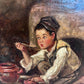 1904 L.Scott After Federico Mazzotta Antique Oil painting on canvas, Genre scene