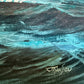 Listed Artist Hewett Jackson Original Oil Painting  Tall Ship Seascape  Framed