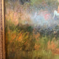 English Fox Hunting Scene Oil Painting on Canvas, Horses & Hounds, Signed