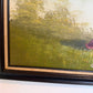 Vintage Original Oil Painting on Canvas, Landscape, Framed Art