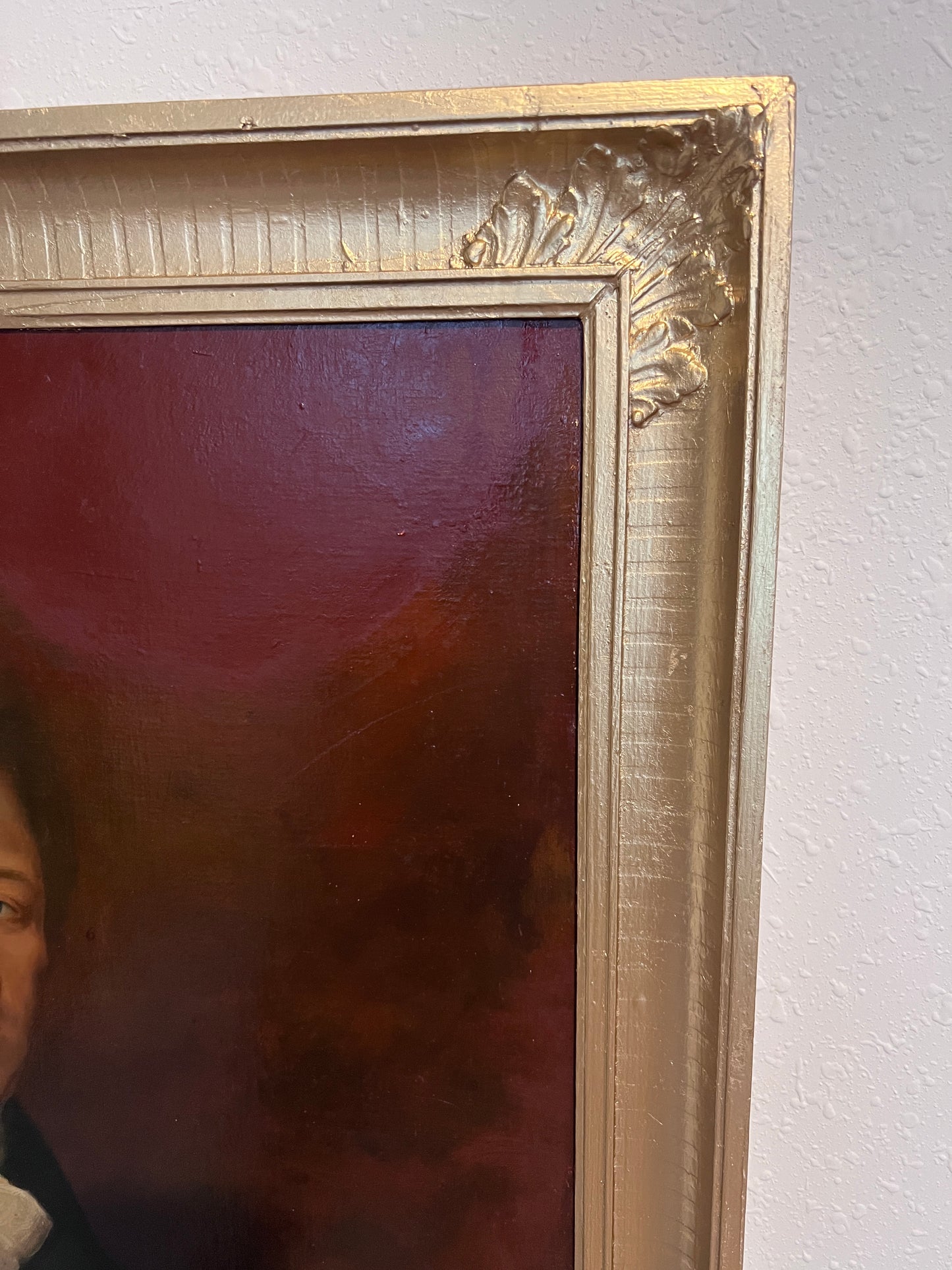 ORIGINAL 1823 Antique 19th C. Oil on Canvas Portrait of Rev. Richard Coytmore Howard