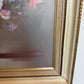 Signed Floral Still Life Oil Painting Robert Cox (1934–2001) Vintage Framed Art