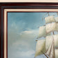 Charley - Original Marine Oil Painting Tall Ship on Open Sea Nautical Seascape