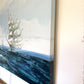 Listed Artist Hewett Jackson Original Oil Painting | Tall Ship Seascape | Large