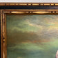 Large Original Oil Painting on Canvas Clipper ship, Seascape, Framed