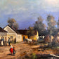 Attila Nagy (Hungarian, b.1928) Oil painting on Canvas , Farm Landscape, Framed