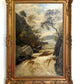 Tom Seymour (British, 1844-1904) Antique Oil on canvas, Landscape, Gilt Frame
