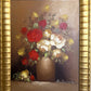 Vintage Floral Still Life Oil Painting Roses Signed Framed Classic Bouquet