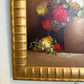 Vintage Floral Still Life Oil Painting Roses Signed Framed Classic Bouquet