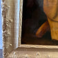 Antique 19c. Oil Painting Monk Portrait by E.C. Edson Gilt Frame Religious Art