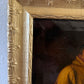Antique 19c. Oil Painting Monk Portrait by E.C. Edson Gilt Frame Religious Art